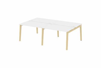 Рабочая станция на деревянных опорах Onix wood OW.D.RS-4.2.7