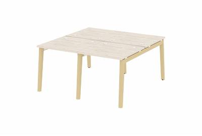 Рабочая станция на деревянных опорах Onix wood OW.D.RS-4.0.8