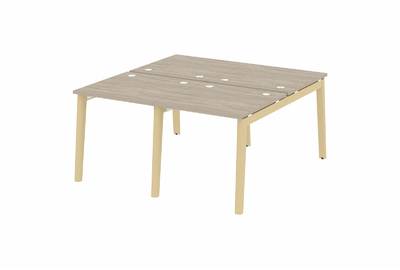 Рабочая станция на деревянных опорах Onix wood OW.D.RS-4.0.8