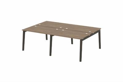 Рабочая станция на деревянных опорах Onix wood OW.D.RS-4.2.8