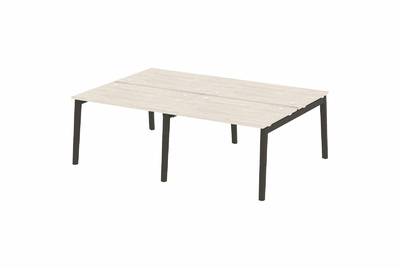 Рабочая станция на деревянных опорах Onix wood OW.D.RS-4.2.8