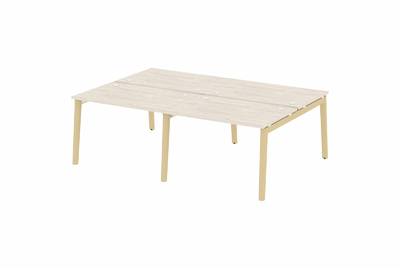 Рабочая станция на деревянных опорах Onix wood OW.D.RS-4.2.8