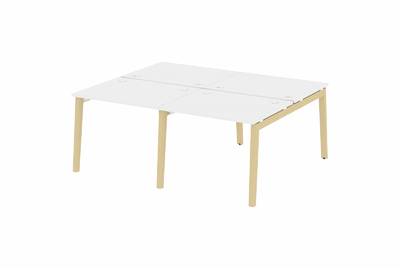 Рабочая станция на деревянных опорах Onix wood OW.D.RS-4.1.8