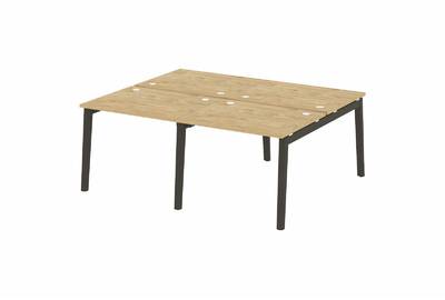 Рабочая станция на деревянных опорах Onix wood OW.D.RS-4.1.8