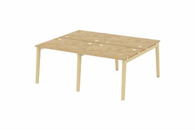 Рабочая станция на деревянных опорах Onix wood OW.D.RS-4.1.8