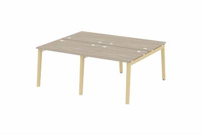Рабочая станция на деревянных опорах Onix wood OW.D.RS-4.1.8