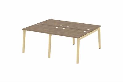 Рабочая станция на деревянных опорах Onix wood OW.D.RS-4.1.8