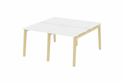Рабочая станция на деревянных опорах Onix wood OW.D.RS-4.0.8