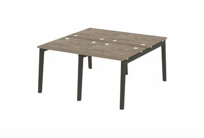 Рабочая станция на деревянных опорах Onix wood OW.D.RS-4.0.8