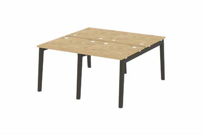 Рабочая станция на деревянных опорах Onix wood OW.D.RS-4.0.8
