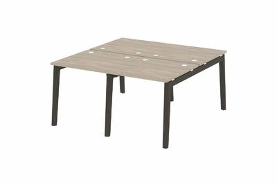 Рабочая станция на деревянных опорах Onix wood OW.D.RS-4.0.8