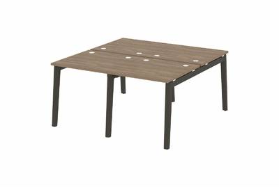 Рабочая станция на деревянных опорах Onix wood OW.D.RS-4.0.8