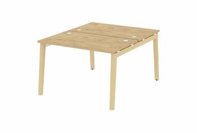 Рабочая станция на деревянных опорах Onix wood OW.D.RS-2.2.7