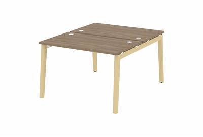 Рабочая станция на деревянных опорах Onix wood OW.D.RS-2.2.7
