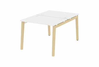 Рабочая станция на деревянных опорах Onix wood OW.D.RS-2.1.7