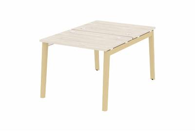 Рабочая станция на деревянных опорах Onix wood OW.D.RS-2.1.7