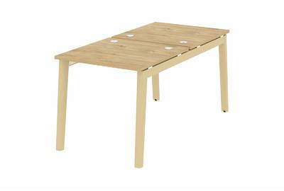Рабочая станция на деревянных опорах Onix wood OW.D.RS-2.0.8