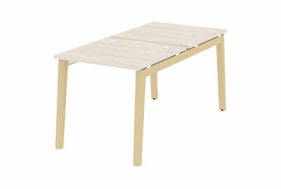 Рабочая станция на деревянных опорах Onix wood OW.D.RS-2.0.8