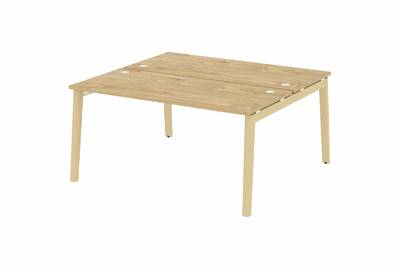 Рабочая станция на деревянных опорах Onix wood OW.D.RS-2.4.7