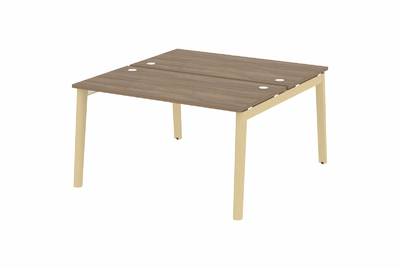 Рабочая станция на деревянных опорах Onix wood OW.D.RS-2.3.7