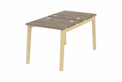 Рабочая станция на деревянных опорах Onix wood OW.D.RS-2.0.7