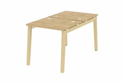 Рабочая станция на деревянных опорах Onix wood OW.D.RS-2.0.7