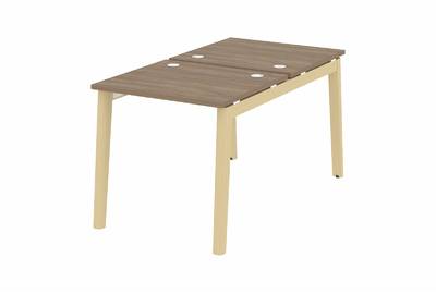 Рабочая станция на деревянных опорах Onix wood OW.D.RS-2.0.7