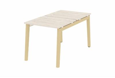 Рабочая станция на деревянных опорах Onix wood OW.D.RS-2.0.7