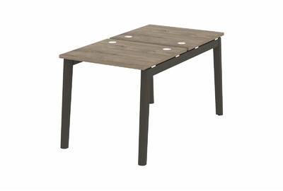 Рабочая станция на деревянных опорах Onix wood OW.D.RS-2.0.7