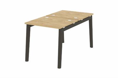 Рабочая станция на деревянных опорах Onix wood OW.D.RS-2.0.7