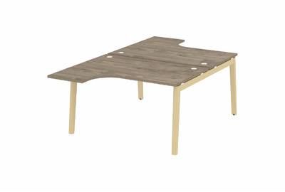 Рабочая станция на деревянных опорах Onix wood OW.D.SA-3