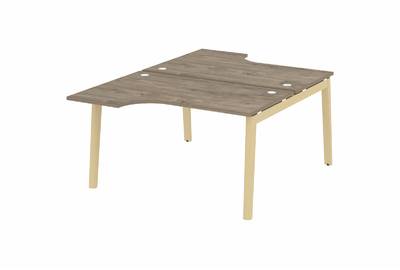 Рабочая станция на деревянных опорах Onix wood OW.D.SA-2