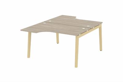 Рабочая станция на деревянных опорах Onix wood OW.D.SA-2