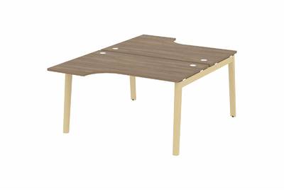 Рабочая станция на деревянных опорах Onix wood OW.D.SA-2