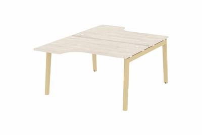 Рабочая станция на деревянных опорах Onix wood OW.D.SA-2
