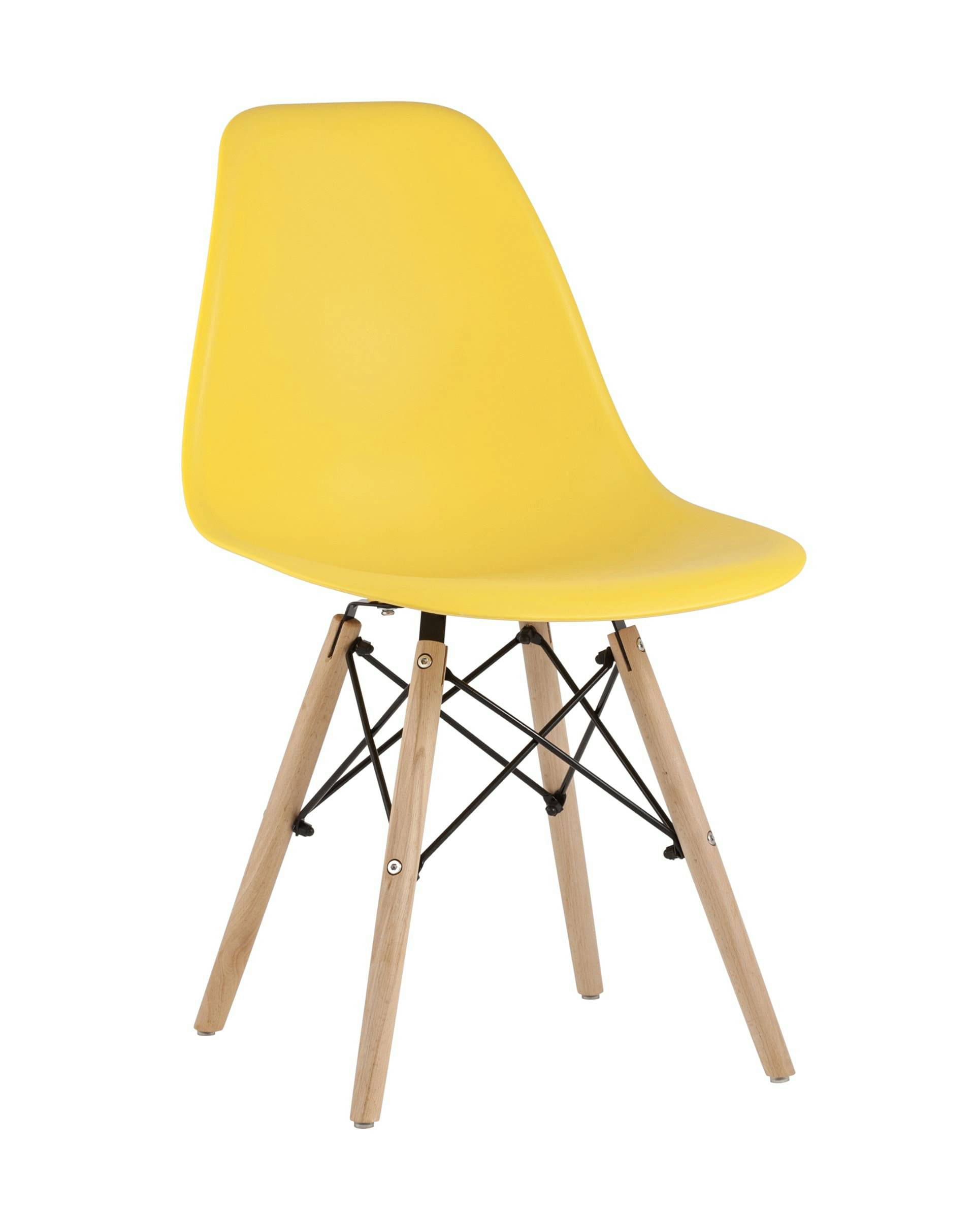 Стул Eames Style DSW желтый x4