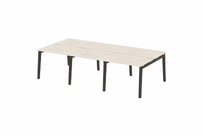 Рабочая станция на деревянных опорах Onix wood OW.D.RS-6.1.7