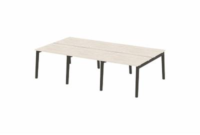 Рабочая станция на деревянных опорах Onix wood OW.D.RS-6.1.8