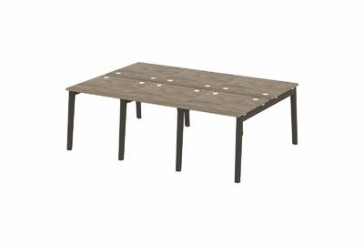 Рабочая станция на деревянных опорах Onix wood OW.D.RS-6.0.8