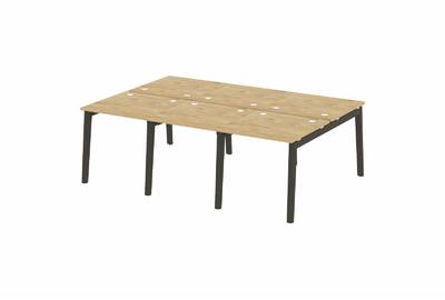 Рабочая станция на деревянных опорах Onix wood OW.D.RS-6.0.8