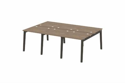 Рабочая станция на деревянных опорах Onix wood OW.D.RS-6.0.8