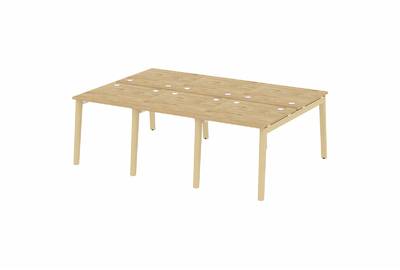 Рабочая станция на деревянных опорах Onix wood OW.D.RS-6.0.8