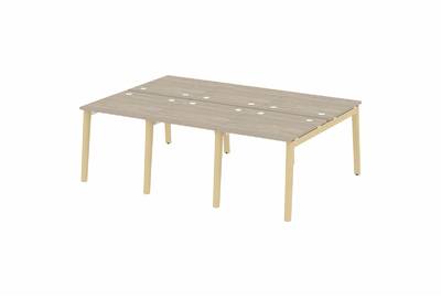 Рабочая станция на деревянных опорах Onix wood OW.D.RS-6.0.8