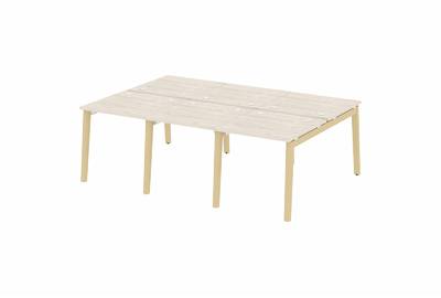 Рабочая станция на деревянных опорах Onix wood OW.D.RS-6.0.8