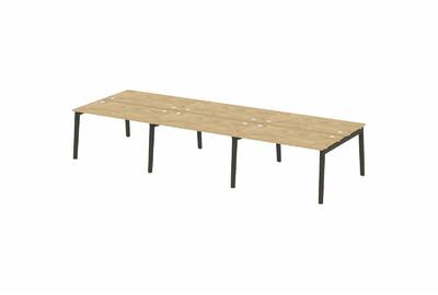 Рабочая станция на деревянных опорах Onix wood OW.D.RS-6.3.7