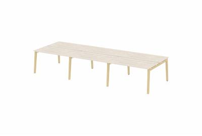Рабочая станция на деревянных опорах Onix wood OW.D.RS-6.3.7