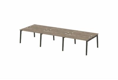 Рабочая станция на деревянных опорах Onix wood OW.D.RS-6.3.7