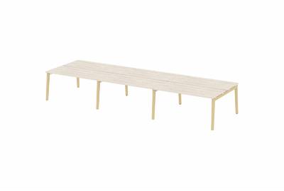 Рабочая станция на деревянных опорах Onix wood OW.D.RS-6.4.7