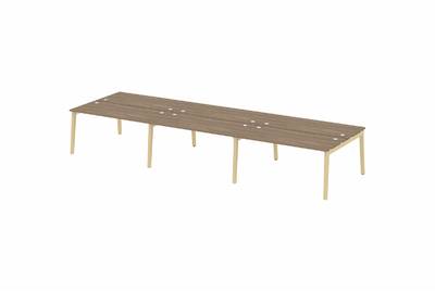 Рабочая станция на деревянных опорах Onix wood OW.D.RS-6.4.7