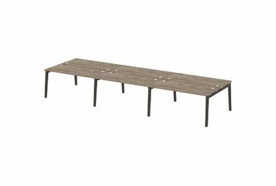 Рабочая станция на деревянных опорах Onix wood OW.D.RS-6.4.7